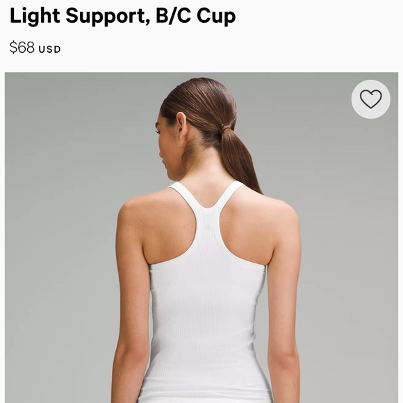 Lululemon- White tank top - Picture 2 of 5